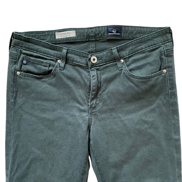 AG ADRIANO GOLDSCHMIED The Stevie Ankle Jean Green Size 29 - Picture 3 of 7